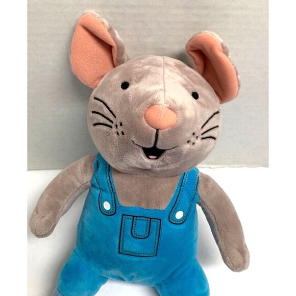 Kohls Cares Plush If You Give A Mouse A Cookie Blue Overalls 12 in Stuffed Toy D - Picture 2 of 4